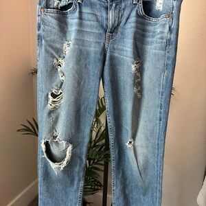 Distressed level 99 jeans